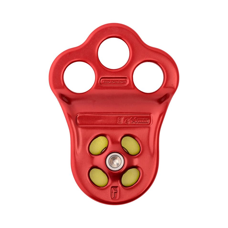Triple Attachment Pulley Red