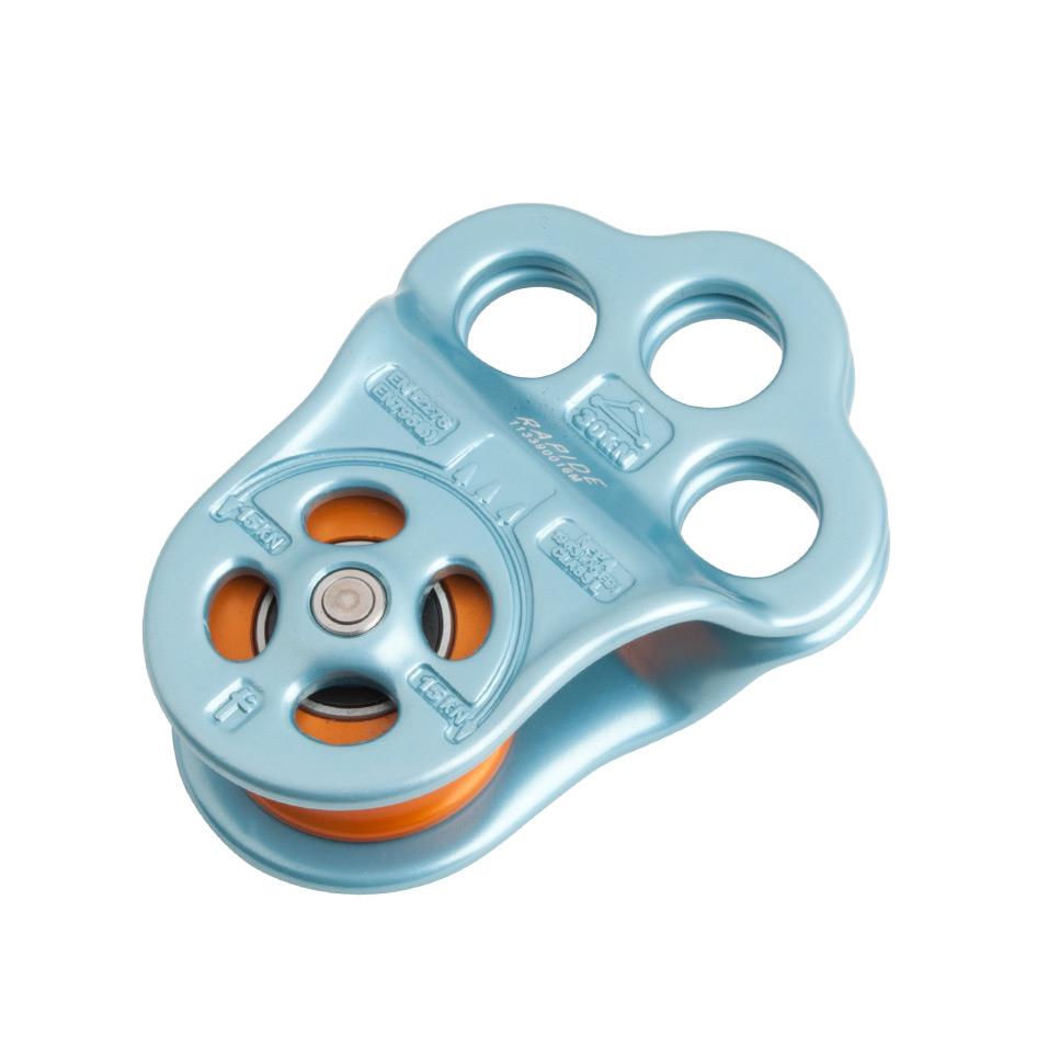 PUL100 Triple Attachment Pulley DMM Red